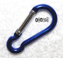 Metallkarabiner blau