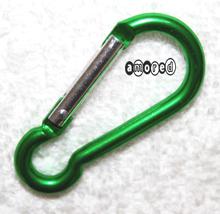 Metallkarabiner grün