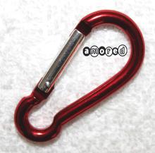 Metallkarabiner rot