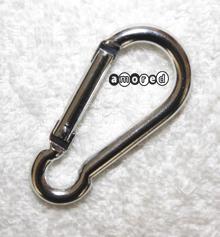 Metallkarabiner silber