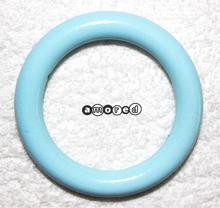 Holzringe mittel babyblau
