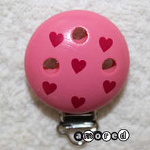 Motivclip Herzli babyrosa