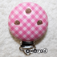Motivclip Karo babyrosa