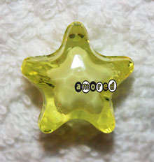 Acryl Sterne gelb