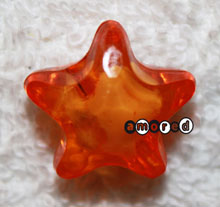 Acryl Sterne orange