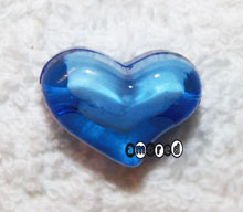 Acryl Herzli klein blau