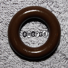 Holzringe klein braun