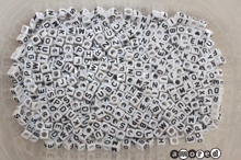 Kunstoffbuchstaben 7 mm weiss