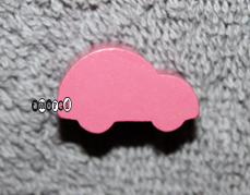 Auto Uni klein rosa