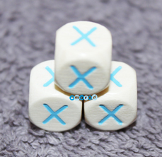 Comic Sans blau X