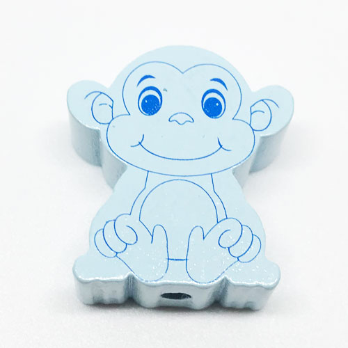 Affe *by Simi* babyblau-mittelblau	 