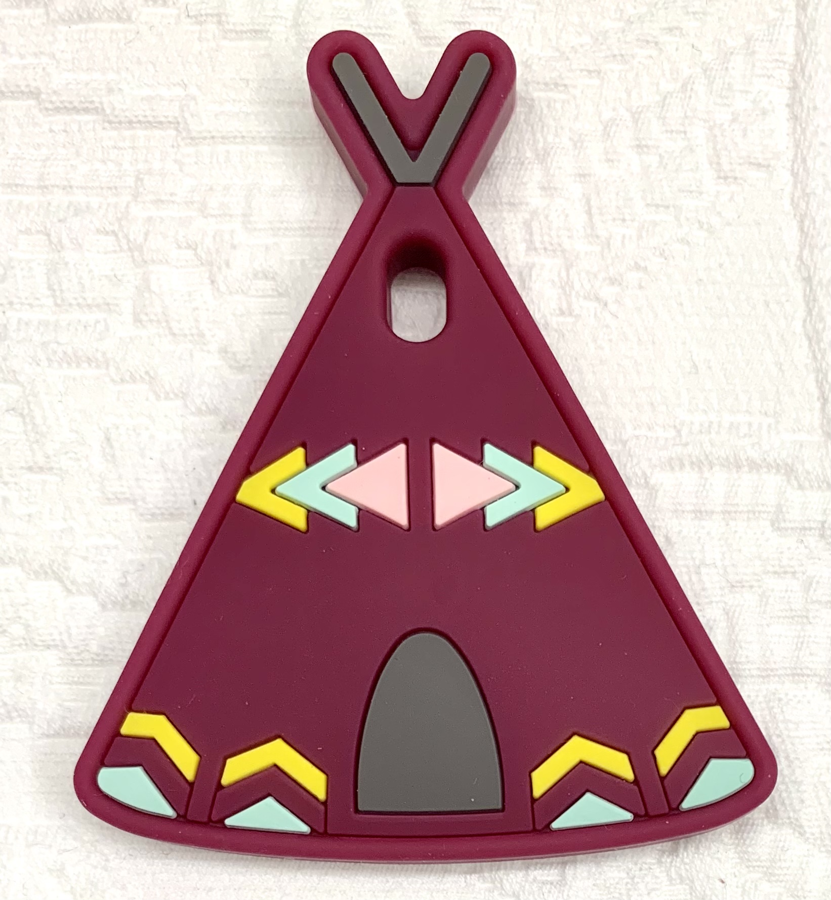 Beiss-Anhänger Tipi rotwein