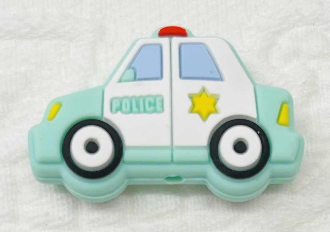 Beissmotiv Polizei Auto mint