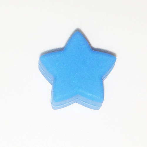 Beissmotiv Mini Sternli  skyblau                         	 