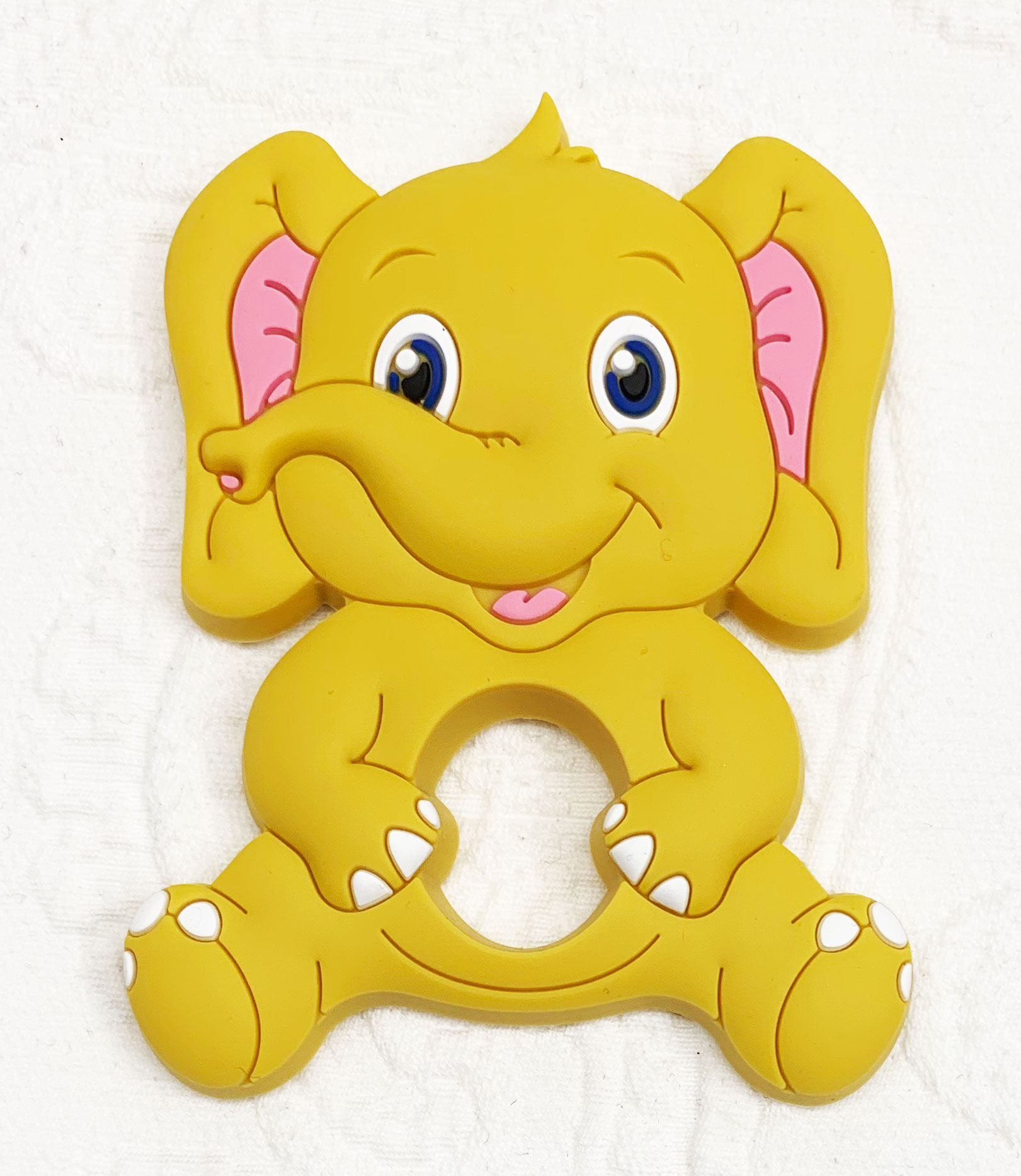 Beissanhänger Elefant senfgelb 