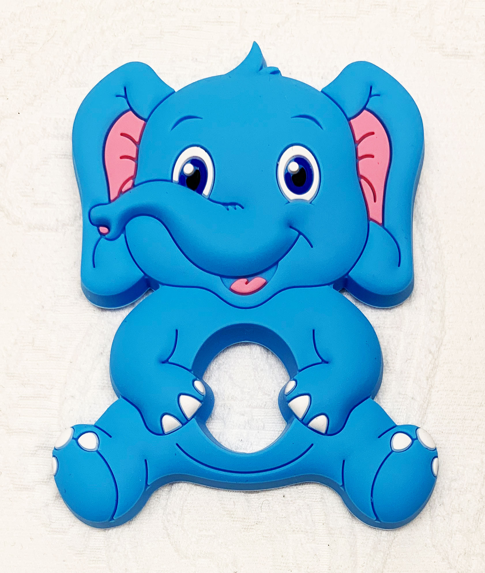 Beissanhänger Elefant skyblau