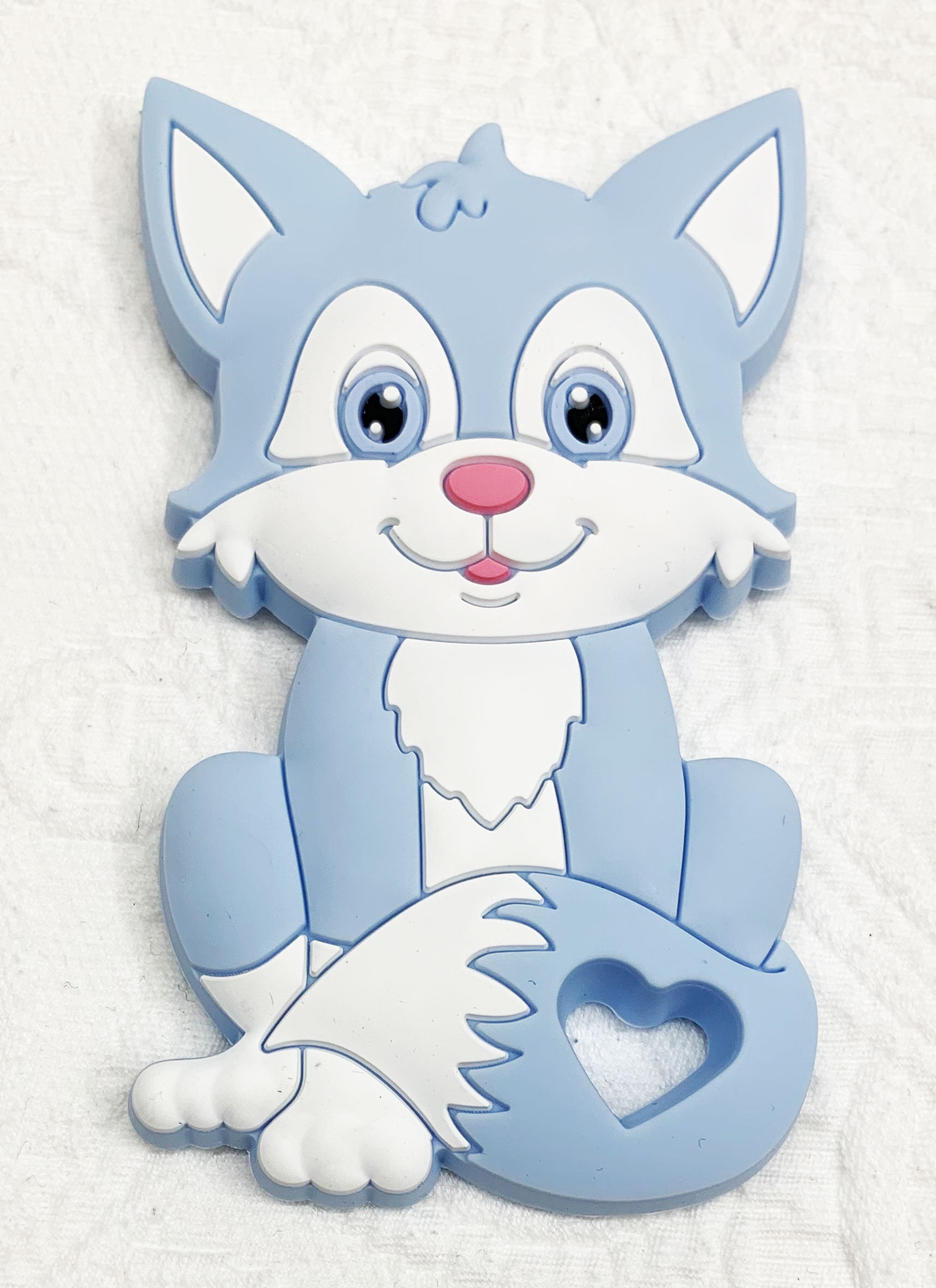 Beissanhänger Cutie Fox pastellblau 