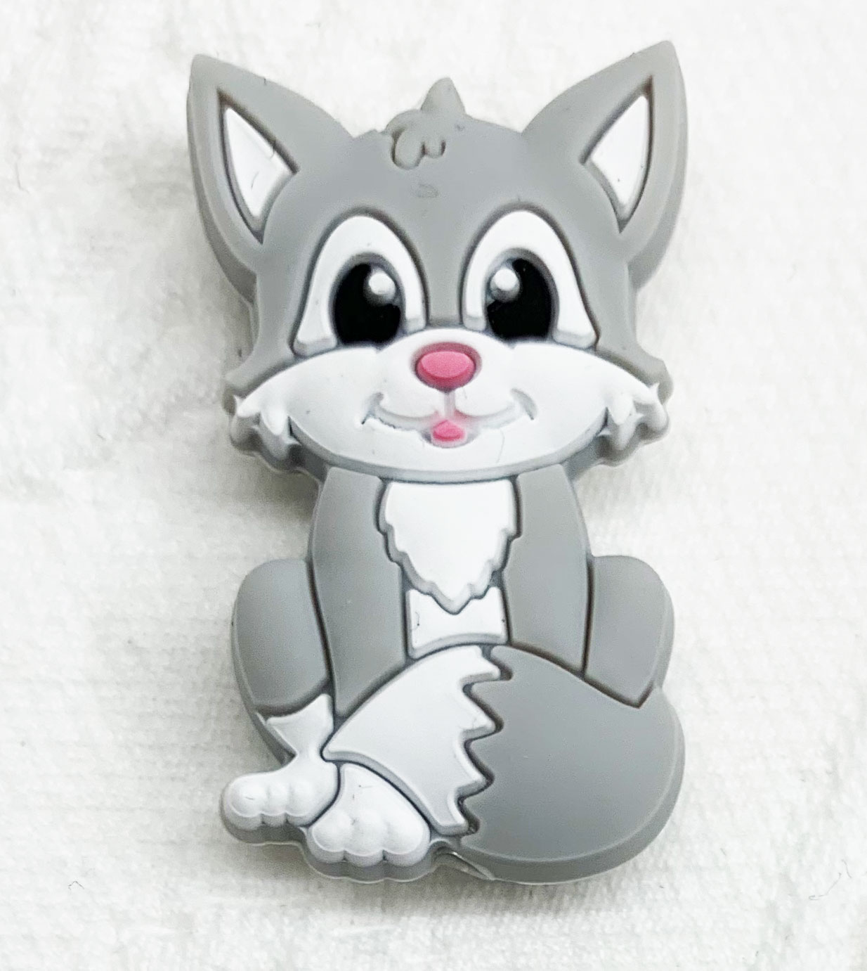 Beissmotiv Cutie Fox hellgrau 