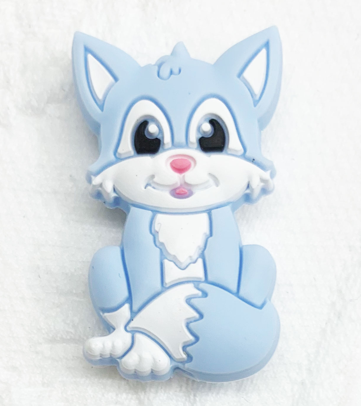 Beissmotiv Cutie Fox pastellblau 