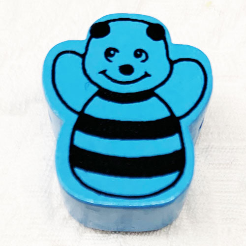 Biene skyblau 