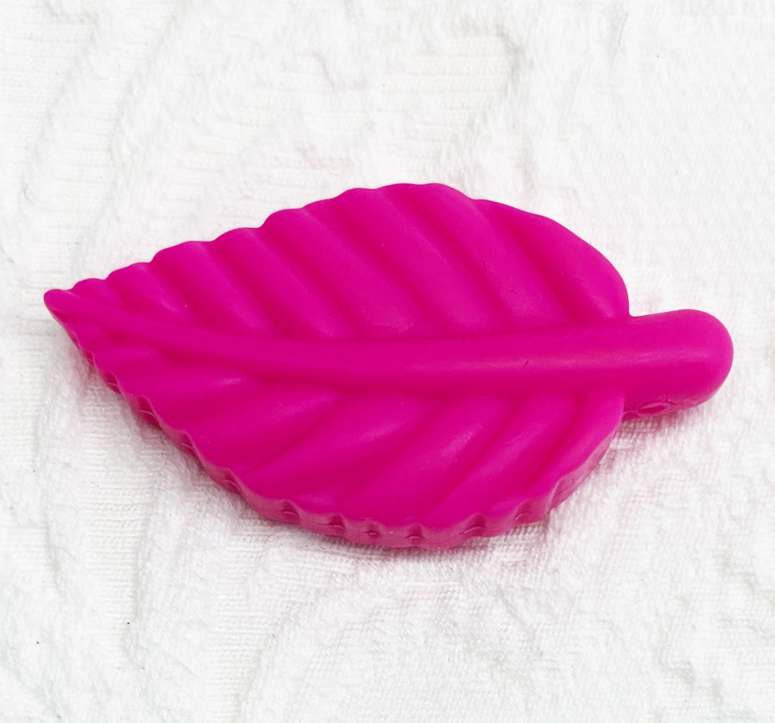 Silikon Blatt Gross Hängend pink 