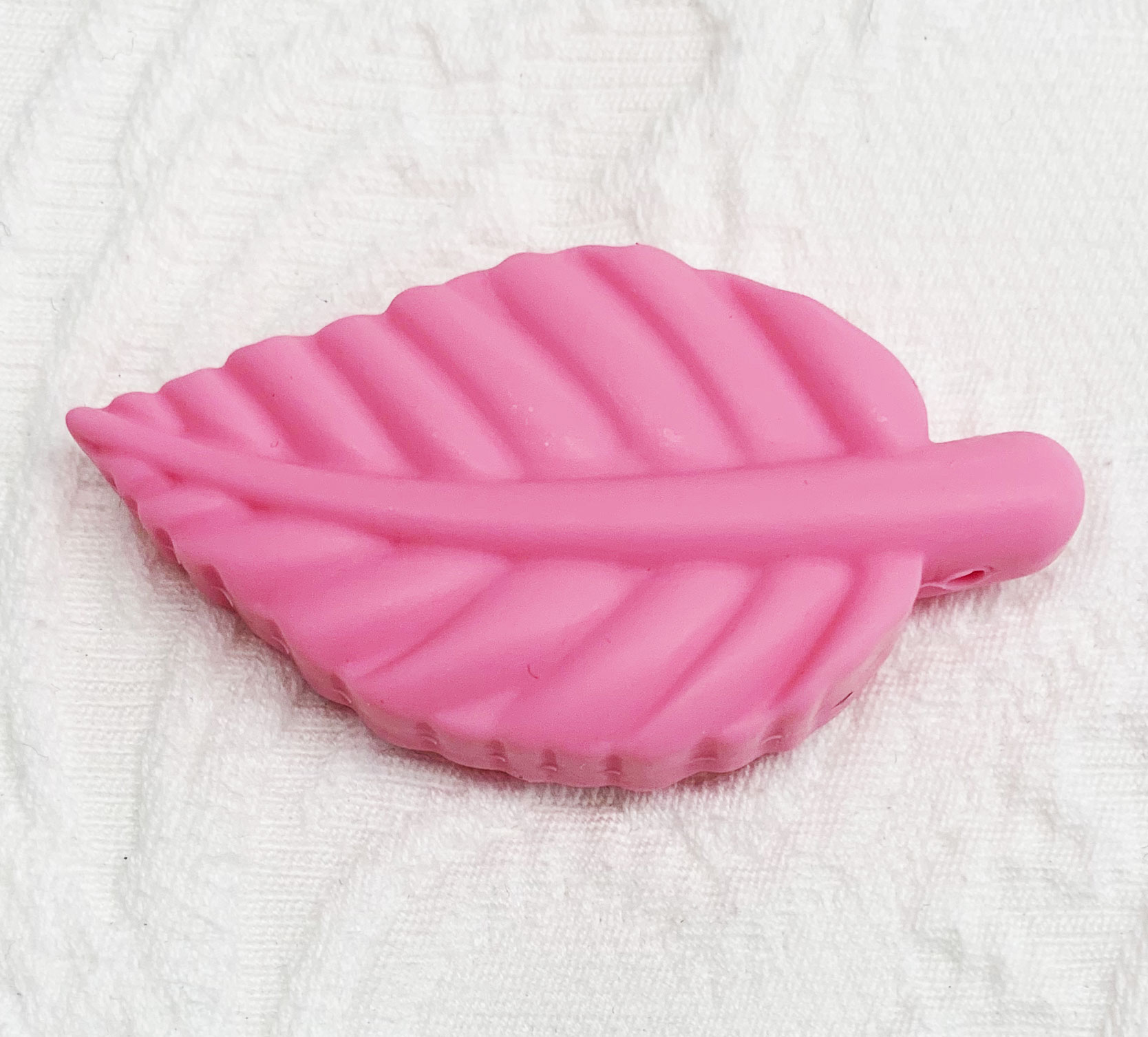 Silikon Blatt Gross Hängend rosa 