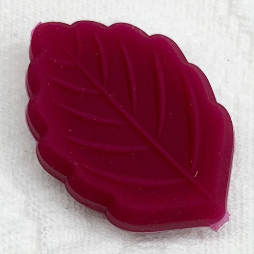 Beissmotiv Blatt Rotwein 