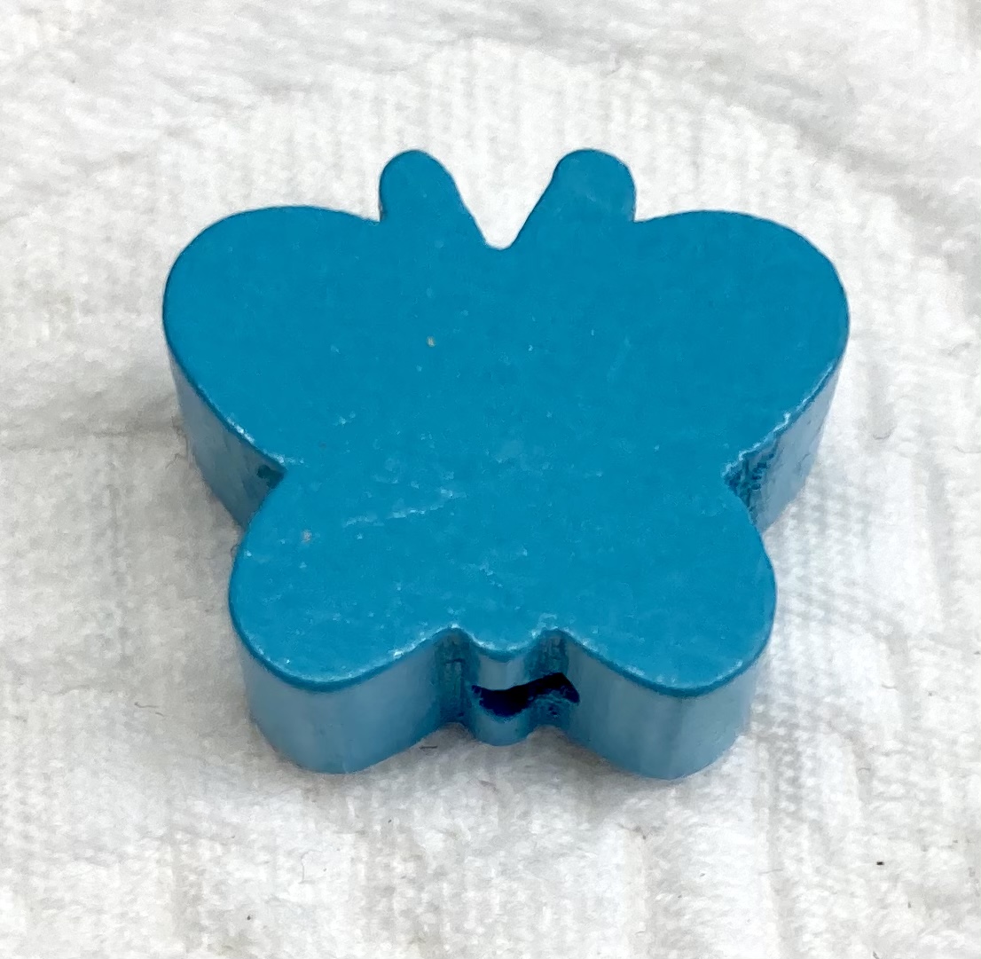 Schmetterlinge uni mini helltürkis 