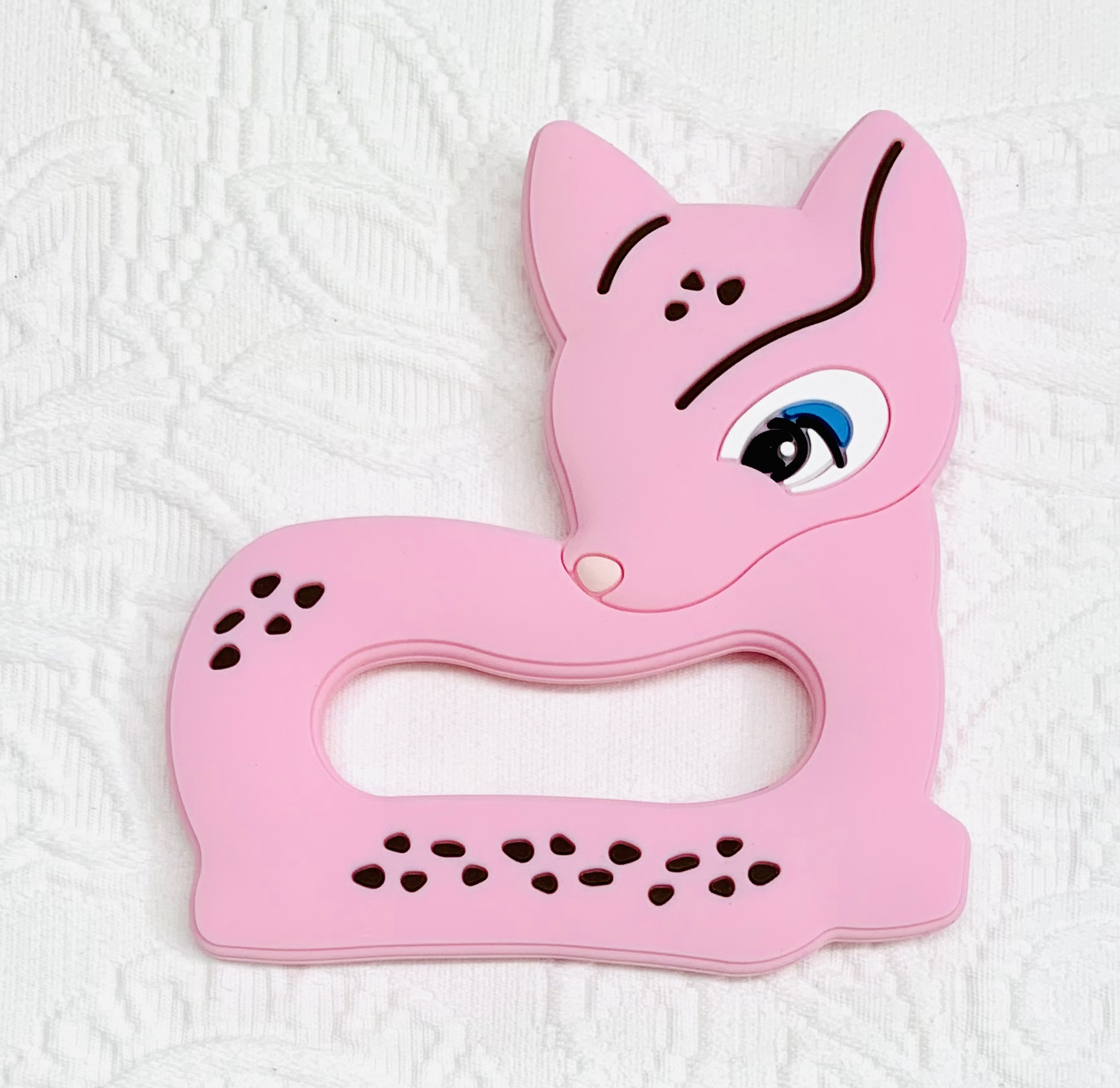 Beiss-Ring Reh pastellrosa 