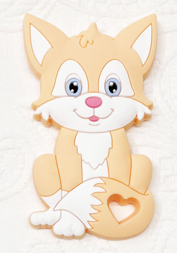 Beissanhänger Cutie Fox lachs 