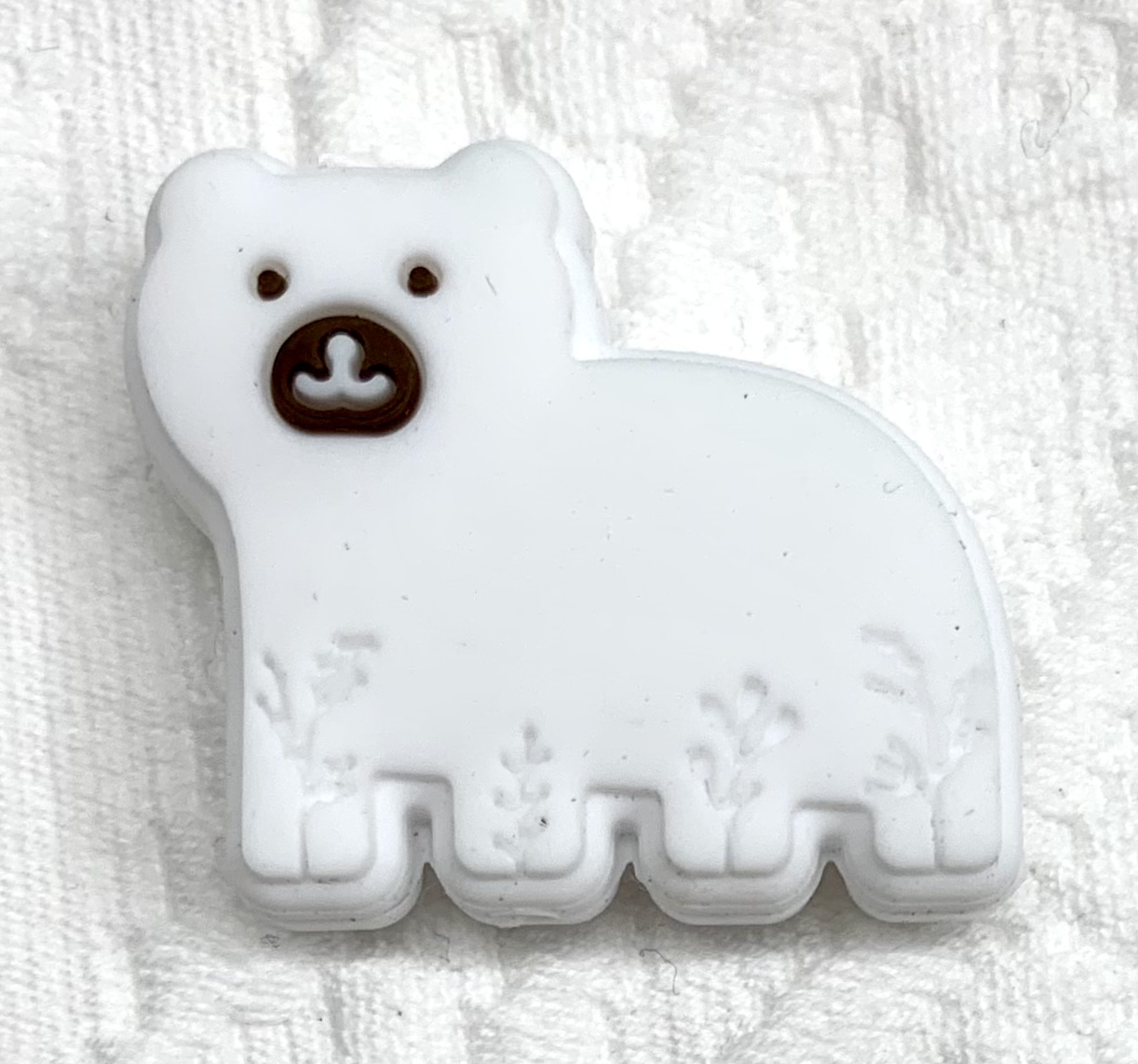 Beissmotiv Eisbär Boho weiss