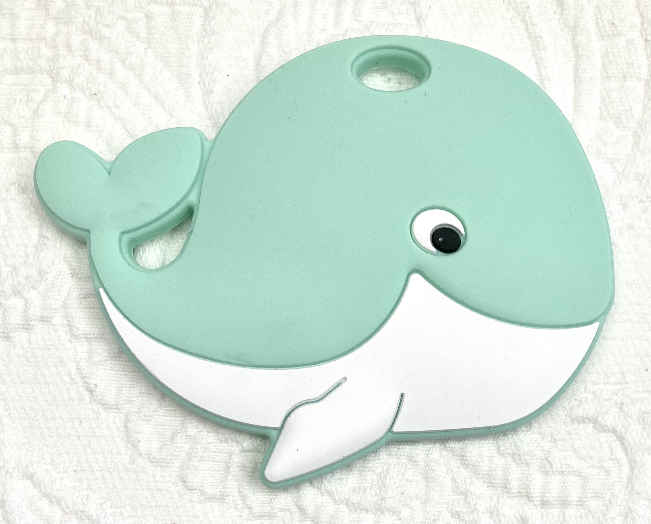 Beissanhänger Walfisch mint