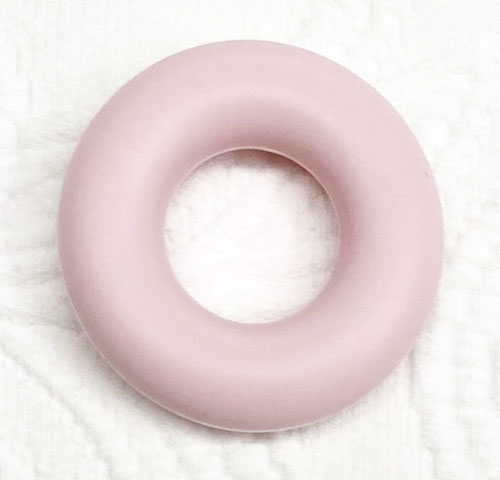 Beissringli/Donut pastellrosa 