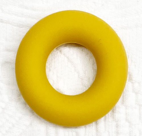Beissringli/Donut senfgelb 