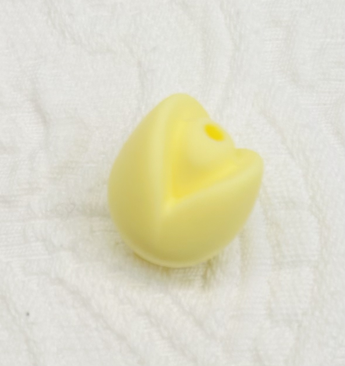 Beissmotiv Tulpe pastellgelb 