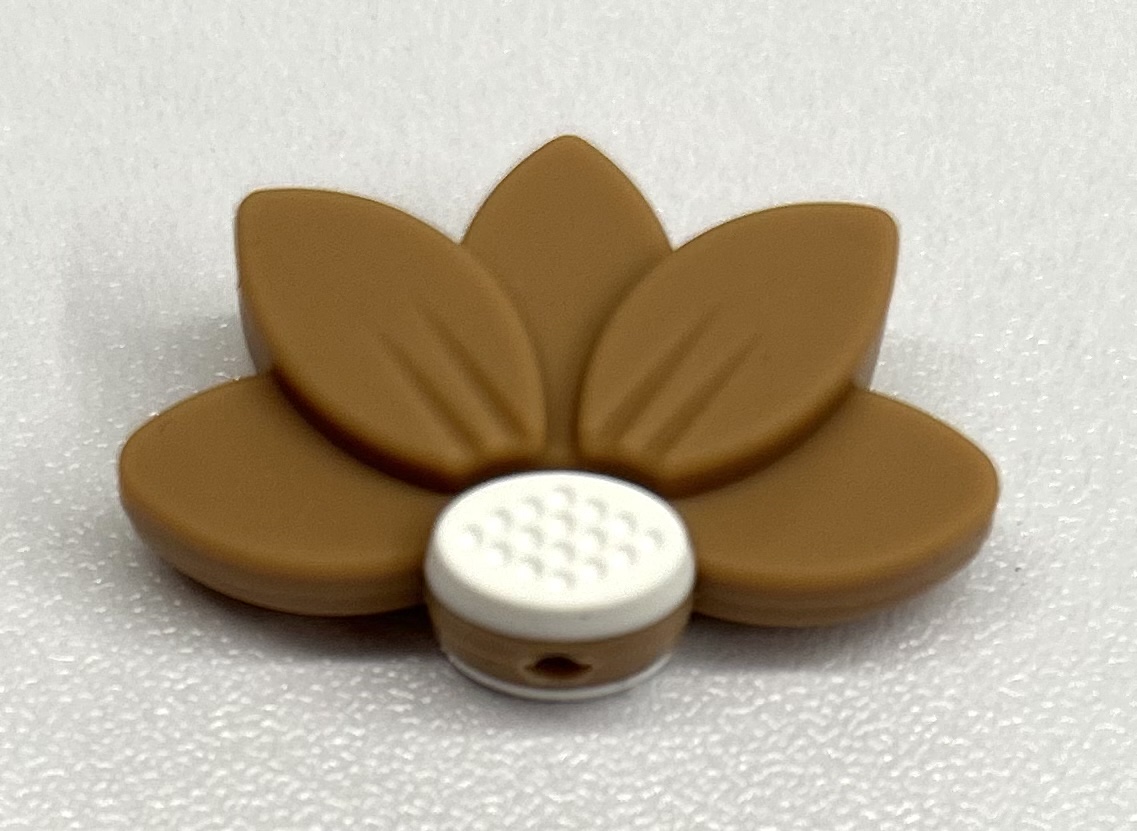Blume „Lotus“ hellbraun
