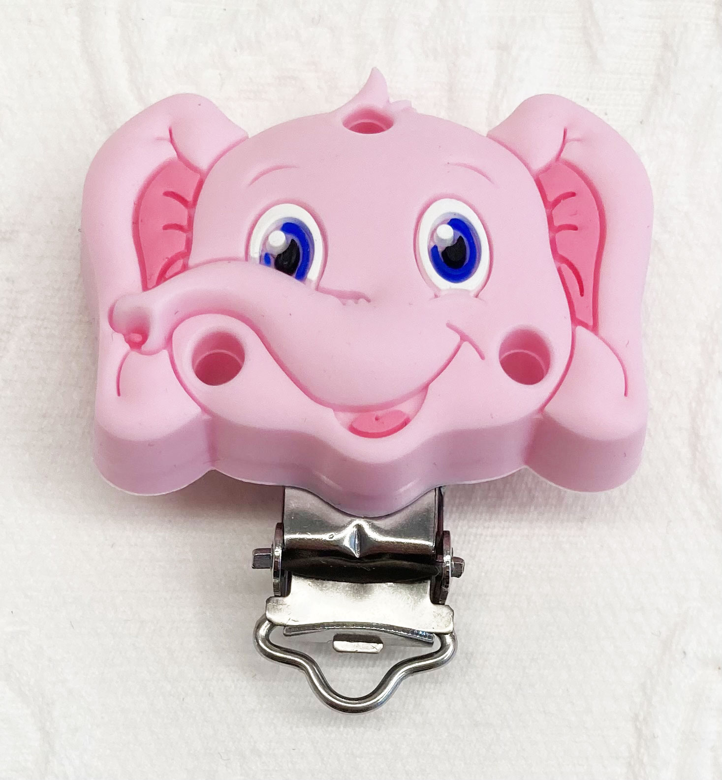 Silikon Formclip Elefant pastellrosa 