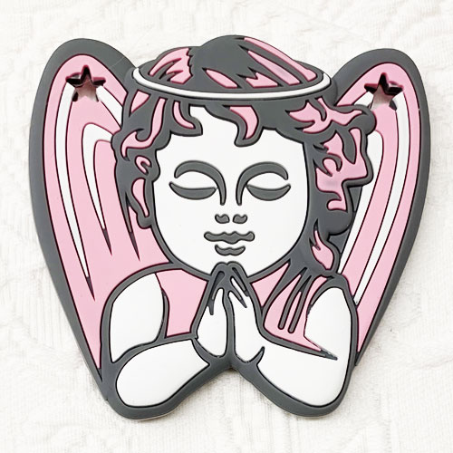 Beissanhänger Schutzengel babyrosa
