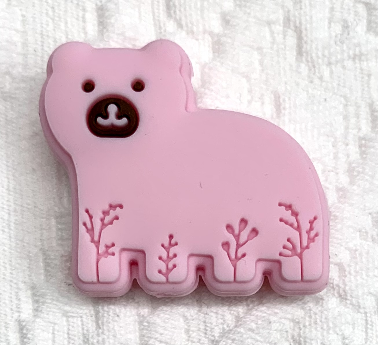 Beissmotiv Eisbär Boho pastellrosa