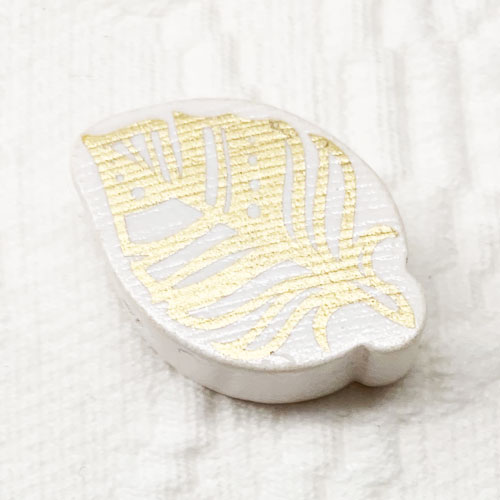 Federn: Federn weiss-gold