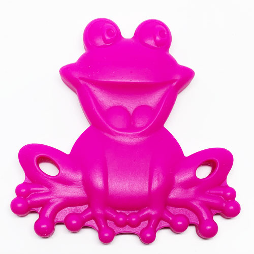 Beissanhänger Frosch pink 