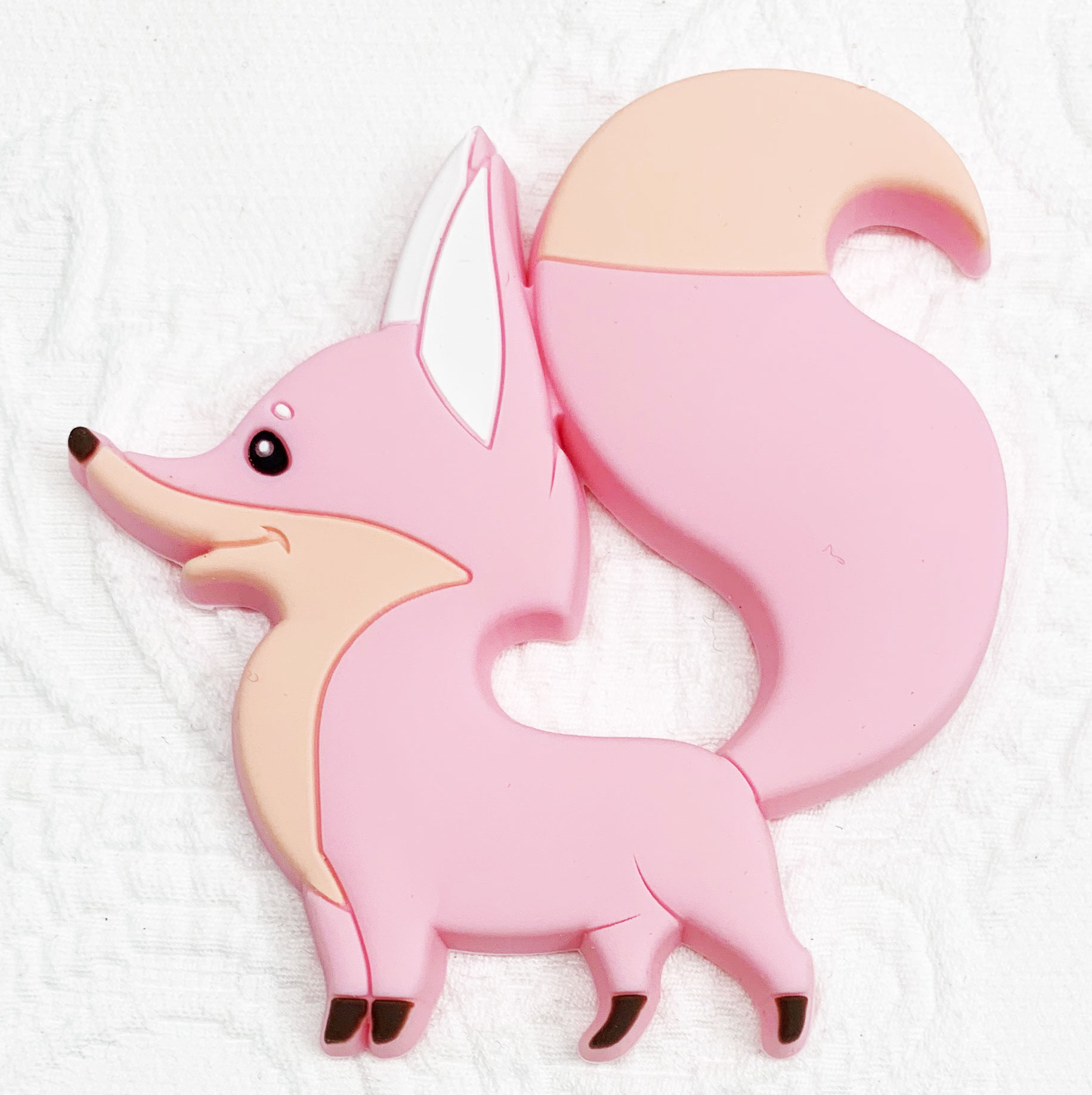 Beissanhänger Fuchs babyrosa 