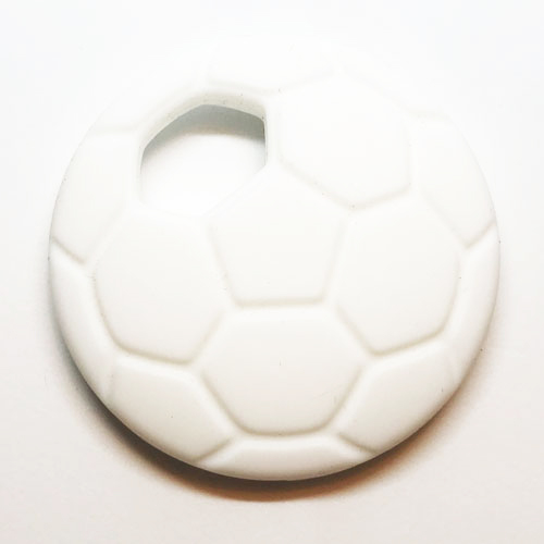Fussball Anhänger weiss 