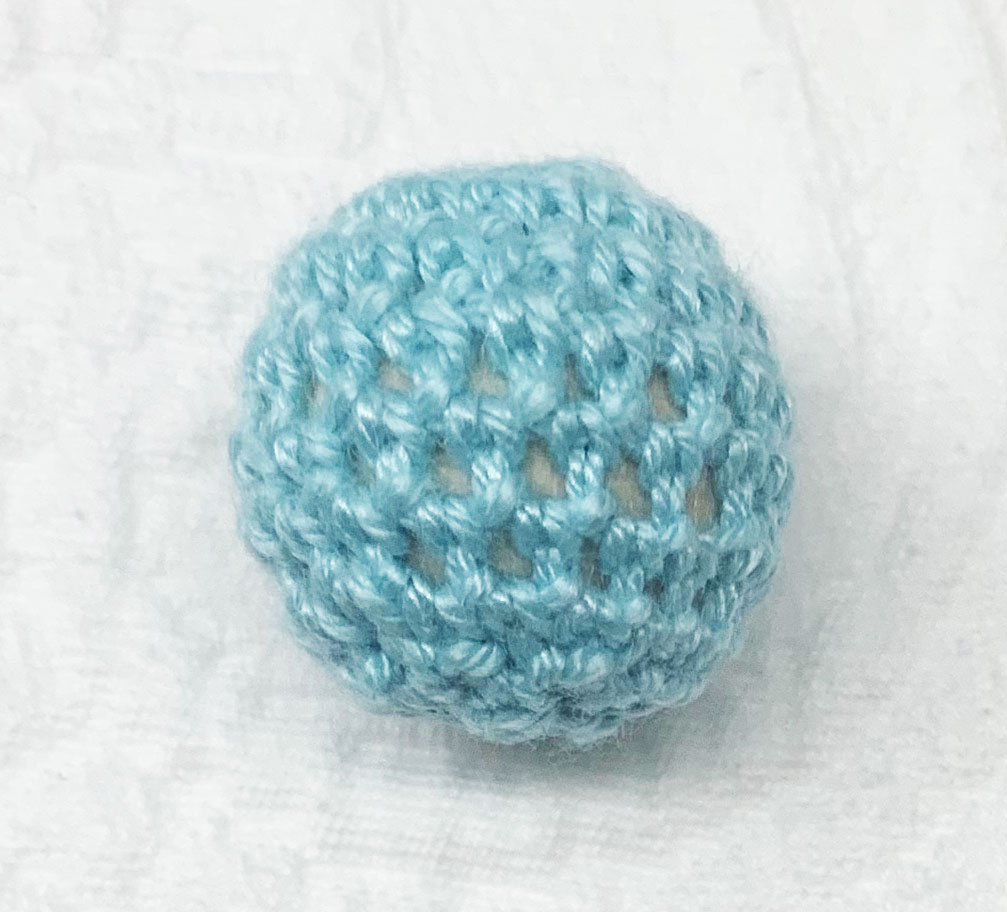 Häkelperle babyblau 