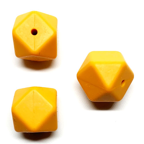 Beissmotiv Diamant Hexagon mango