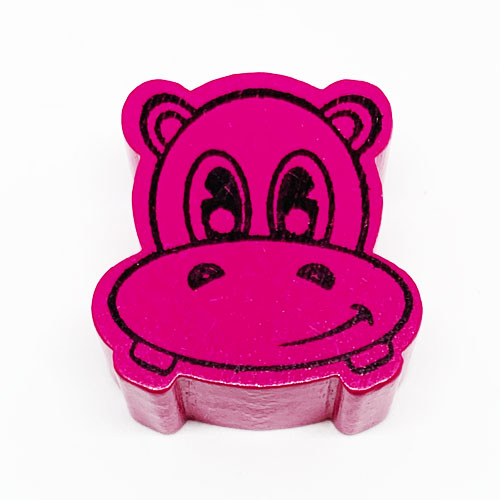 Hippo Kopf dunkelpink  