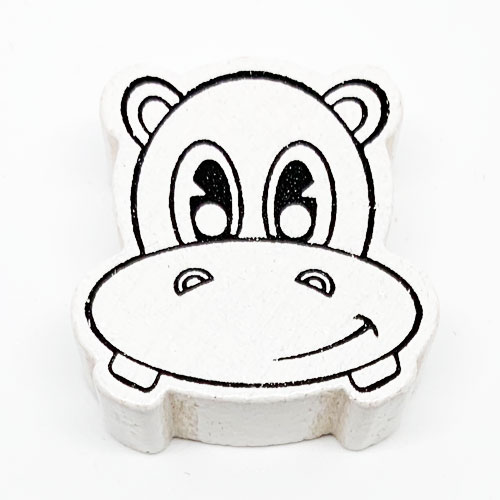 Hippo Kopf weiss 