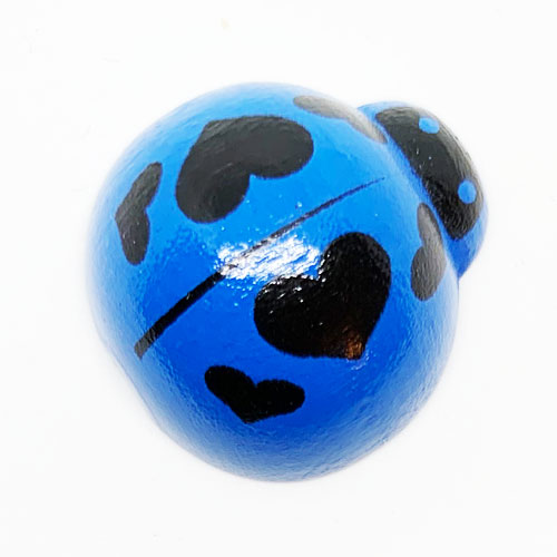 Glückskäfer mittelblau 
