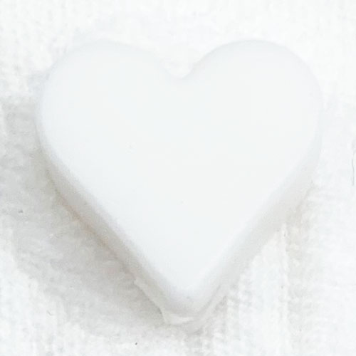 Beissmotiv Mini Herzli weiss