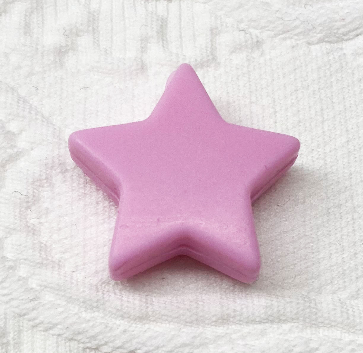 Beissmotiv Sterne mittel babyrosa